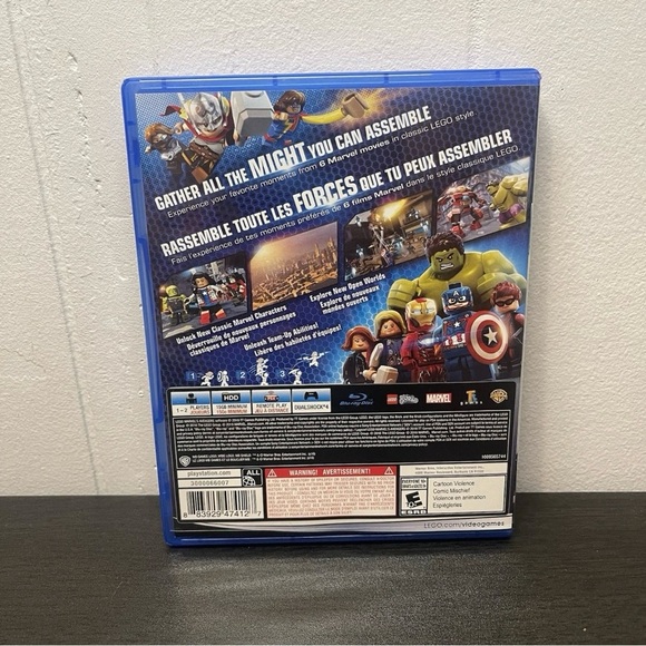 LEGO Marvel's Avengers (Sony PlayStation 4 PS4, 2016) Tested - Picture 2 of 4